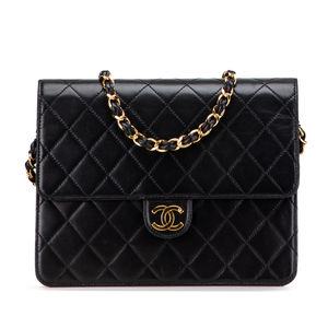 Pre-Loved Chanel CC Quilted Lambskin Single Flap